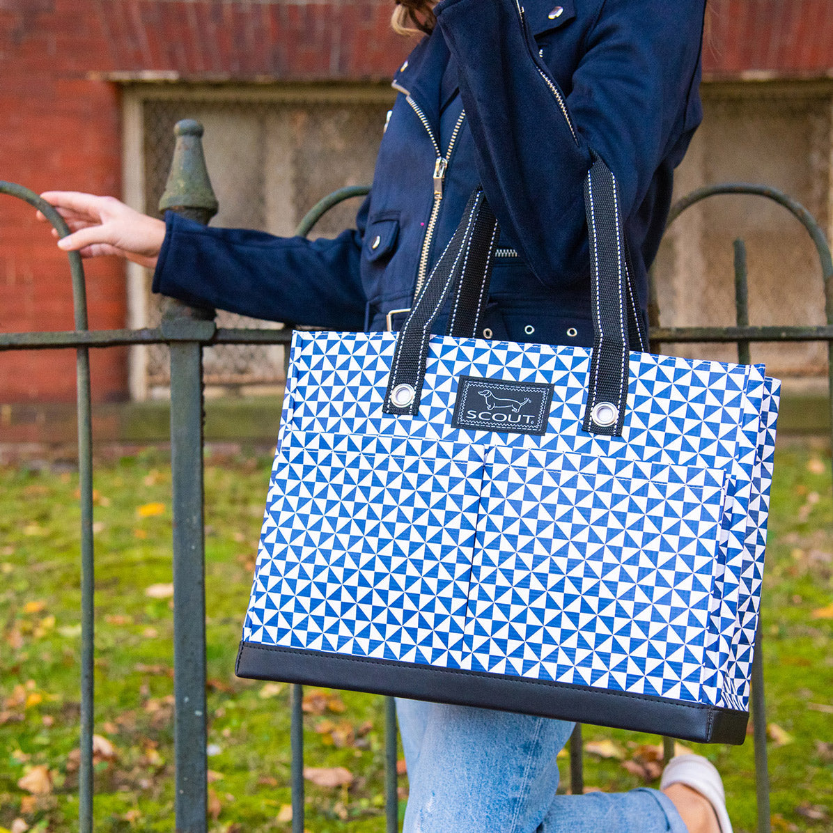 Uptown Girl Pocket Tote Bag