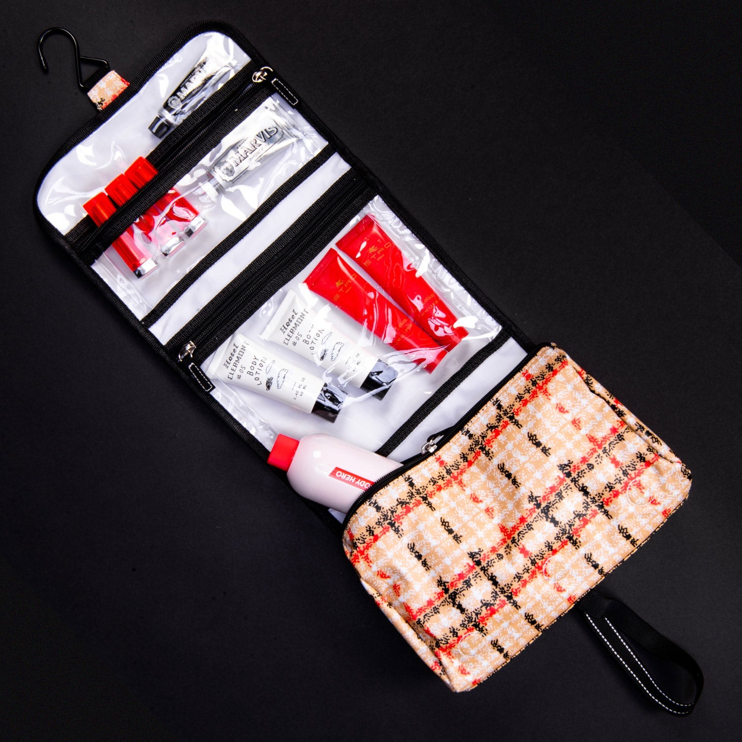 Beauty Burrito Hanging Toiletry Bag