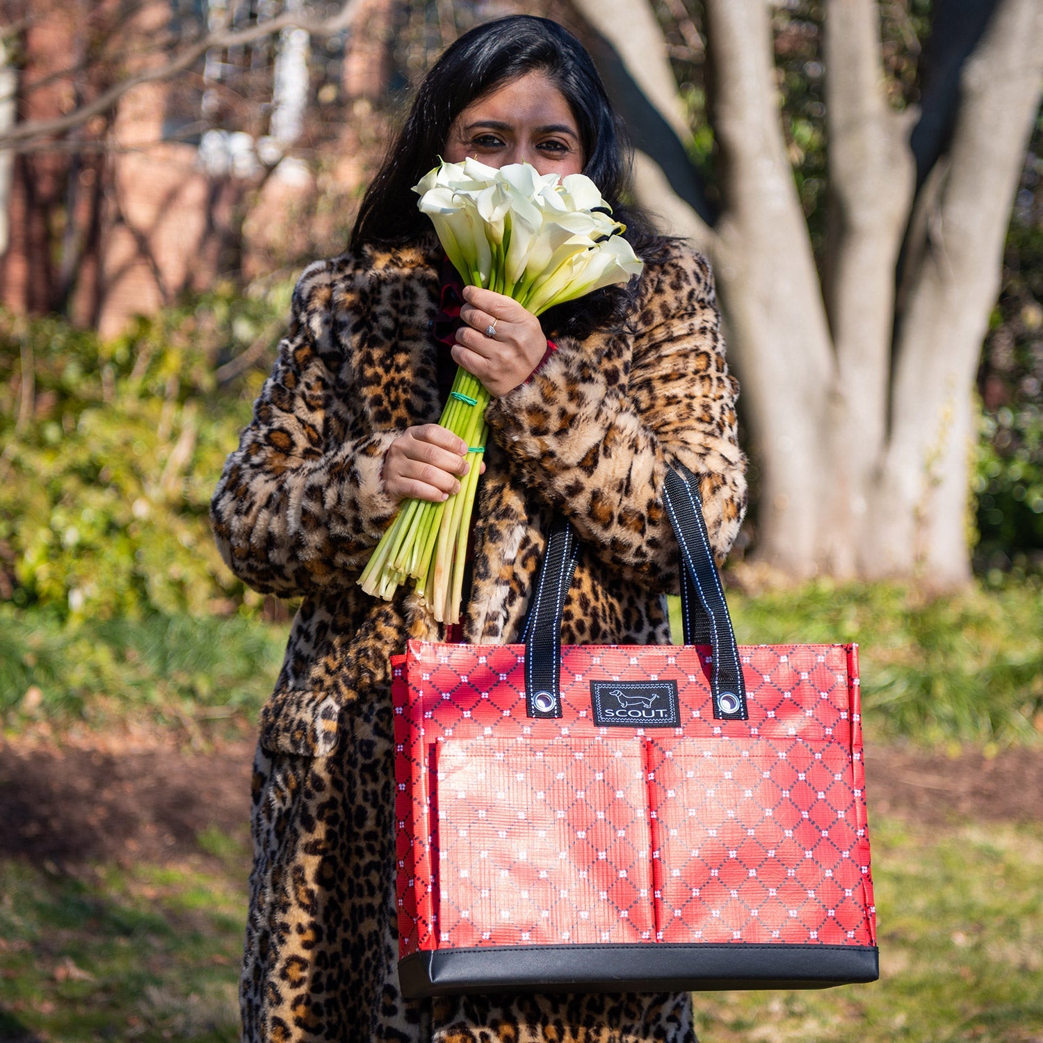 Uptown Girl Pocket Tote Bag