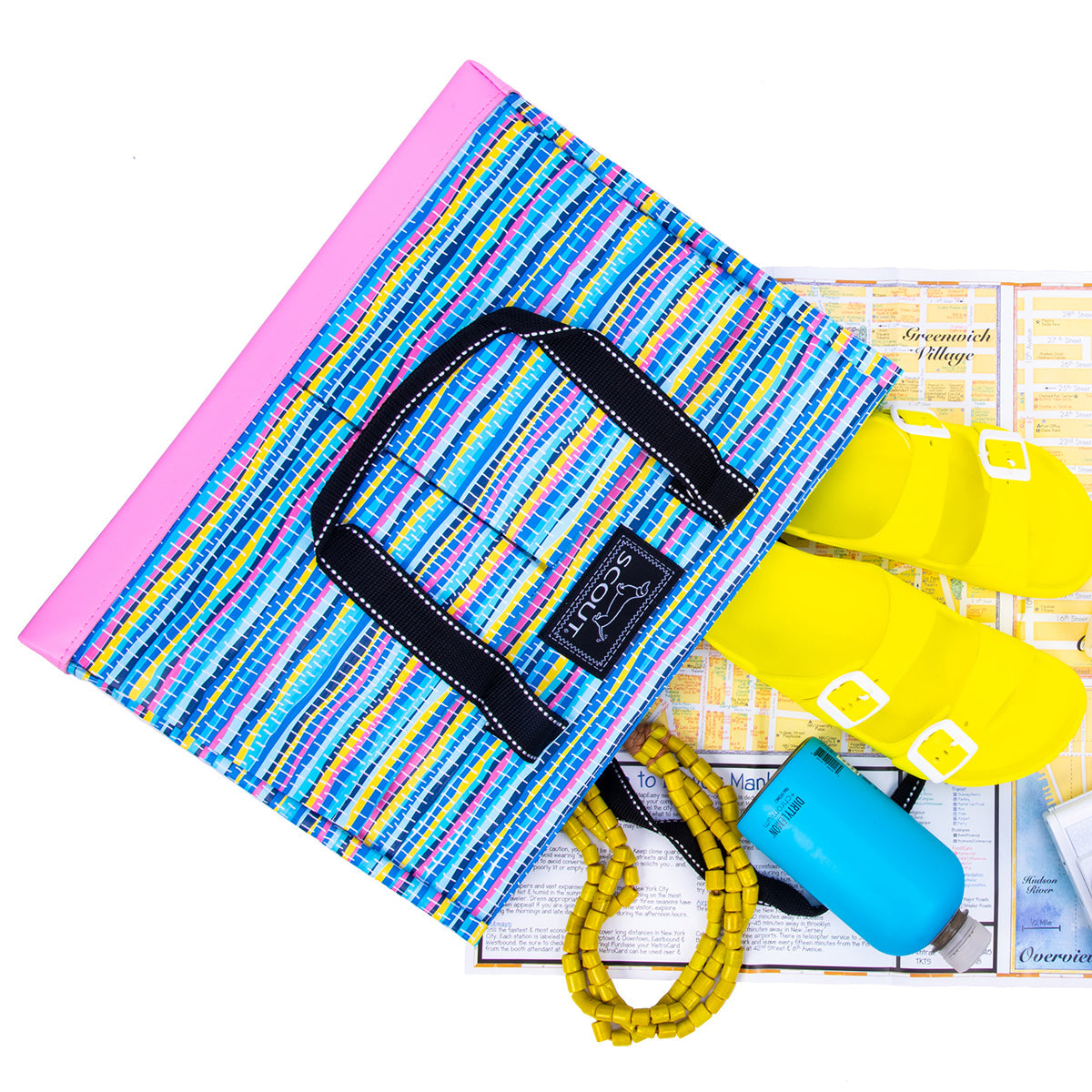 Uptown Girl Pocket Tote Bag