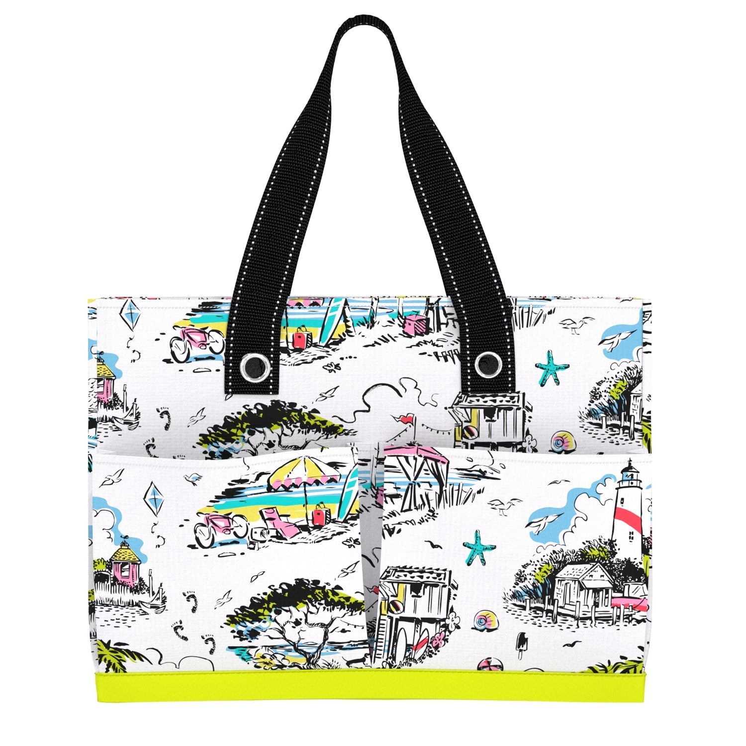 Uptown Girl Pocket Tote Bag